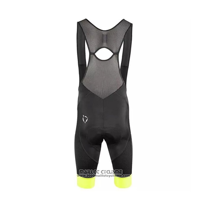 2021 Maillot Cyclisme Nalini Jaune Noir Manches Courtes et Cuissard