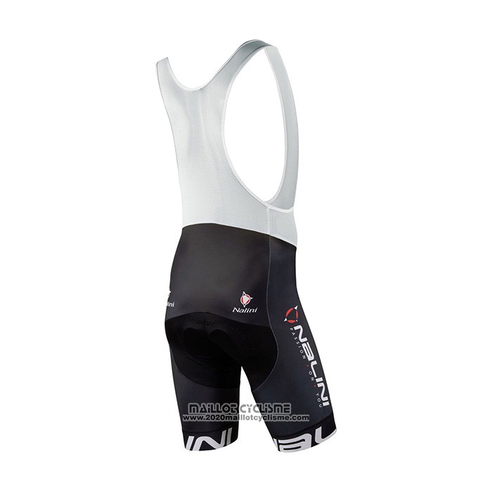 2021 Maillot Cyclisme Nalini Noir Jaune Manches Courtes et Cuissard