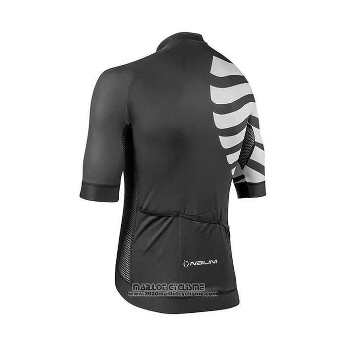 2021 Maillot Cyclisme Nalini Noir Manches Courtes et Cuissard
