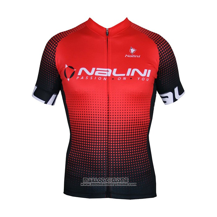 2021 Maillot Cyclisme Nalini Rouge Manches Courtes et Cuissard