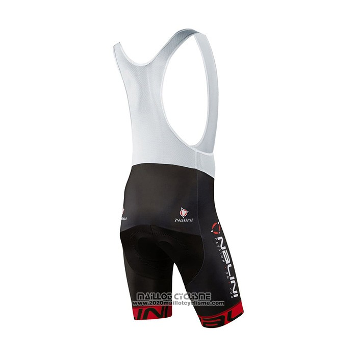 2021 Maillot Cyclisme Nalini Rouge Manches Courtes et Cuissard