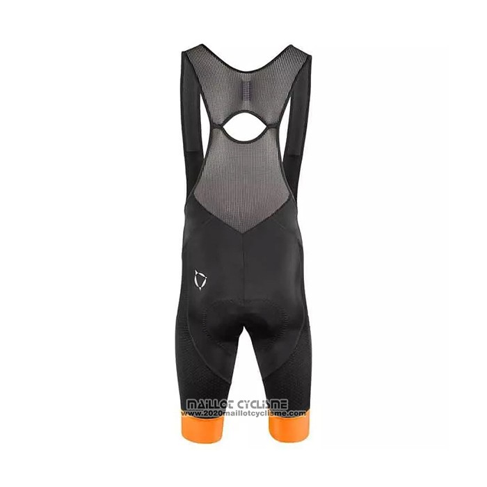 2021 Maillot Cyclisme Nalini Vert Orange Manches Courtes et Cuissard