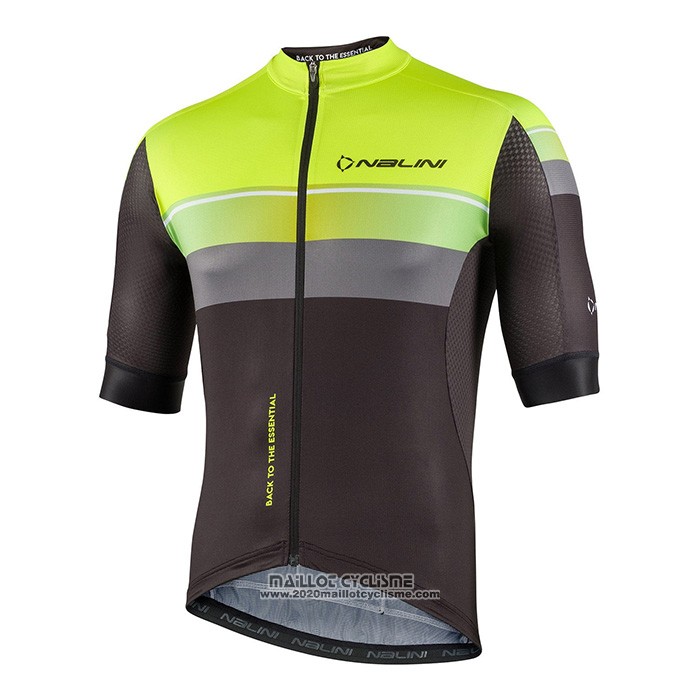 2022 Maillot Cyclisme Nalini Jaune Manches Courtes et Cuissard