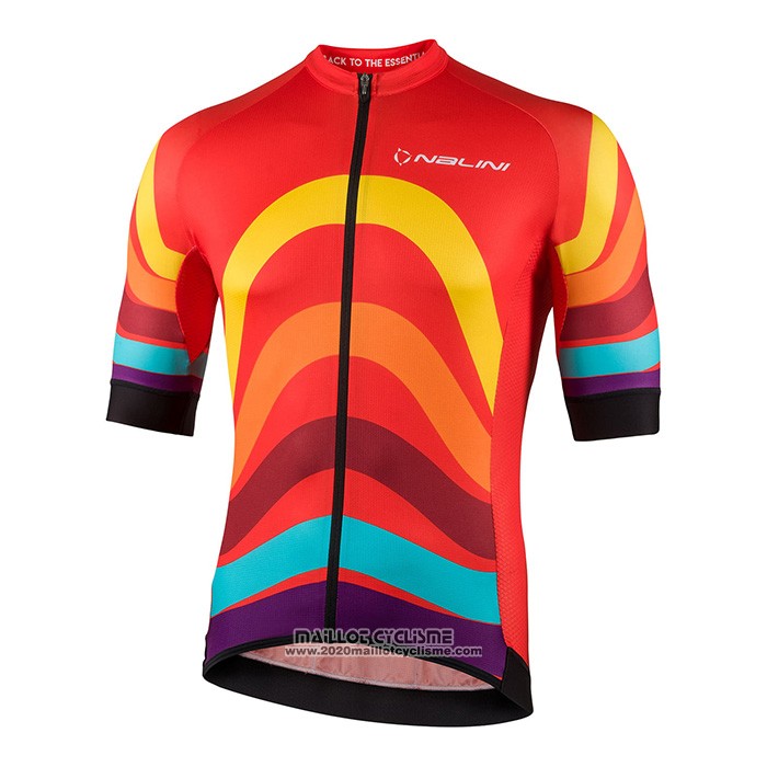 2022 Maillot Cyclisme Nalini Rouge Manches Courtes et Cuissard