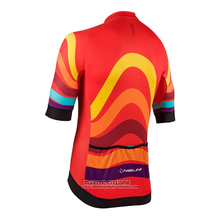 2022 Maillot Cyclisme Nalini Rouge Manches Courtes et Cuissard
