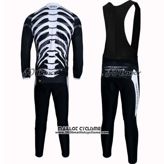 2012 Maillot Ciclismo Northwave Noir Manches Longues et Cuissard