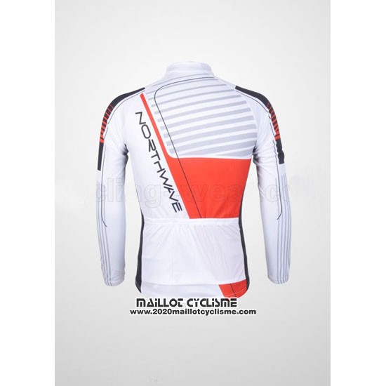 2012 Maillot Ciclismo Northwave Noir et Blanc Manches Longues et Cuissard