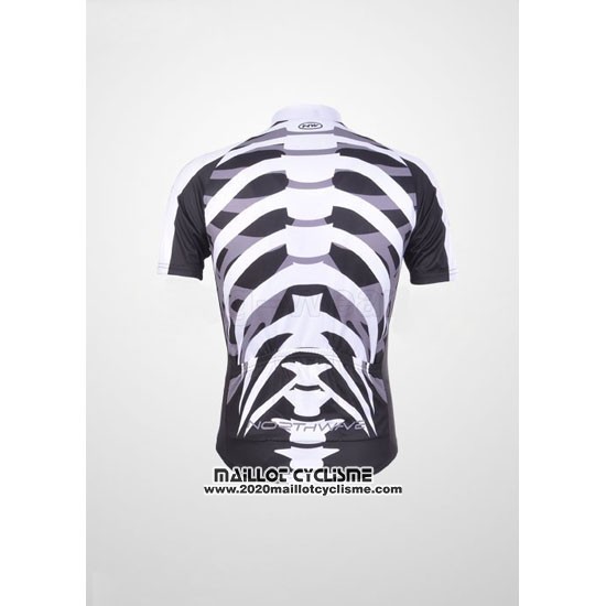 2013 Maillot Ciclismo Nalini Noir et Blanc Manches Courtes et Cuissard