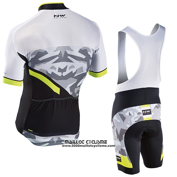 2017 Maillot Ciclismo Northwave Blade Air Noir et Blanc Manches Courtes et Cuissard