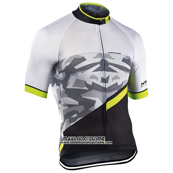 2017 Maillot Ciclismo Northwave Blade Air Noir et Blanc Manches Courtes et Cuissard