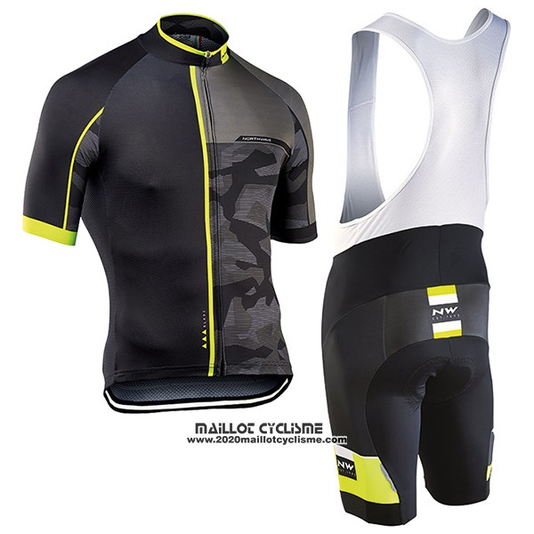 2017 Maillot Ciclismo Northwave Blade Noir Manches Courtes et Cuissard
