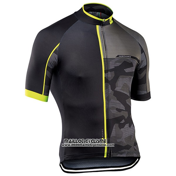 2017 Maillot Ciclismo Northwave Blade Noir Manches Courtes et Cuissard