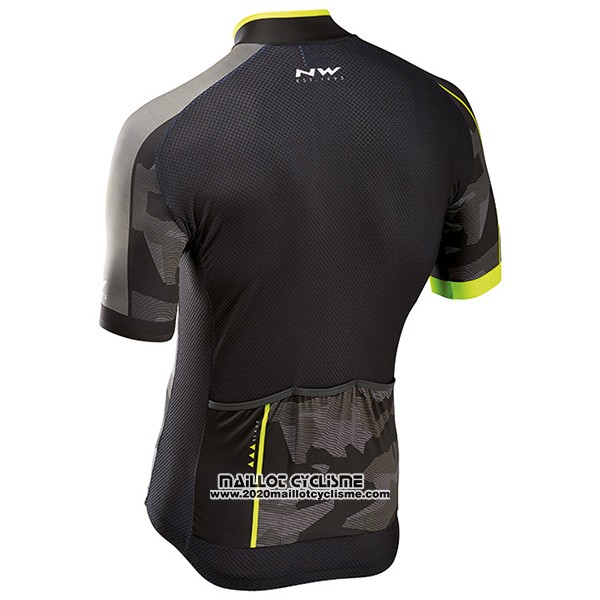 2017 Maillot Ciclismo Northwave Blade Noir Manches Courtes et Cuissard