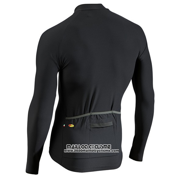 2017 Maillot Ciclismo Northwave Ml Noir Manches Longues et Cuissard