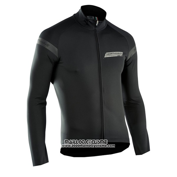 2017 Maillot Ciclismo Northwave Ml Profond Noir Manches Longues et Cuissard