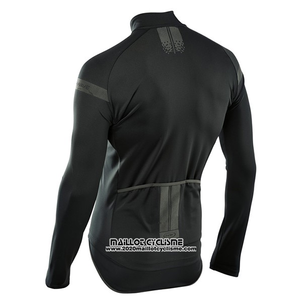 2017 Maillot Ciclismo Northwave Ml Profond Noir Manches Longues et Cuissard