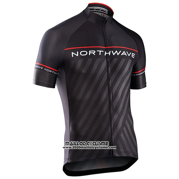 2017 Maillot Ciclismo Northwave Noir Manches Courtes et Cuissard