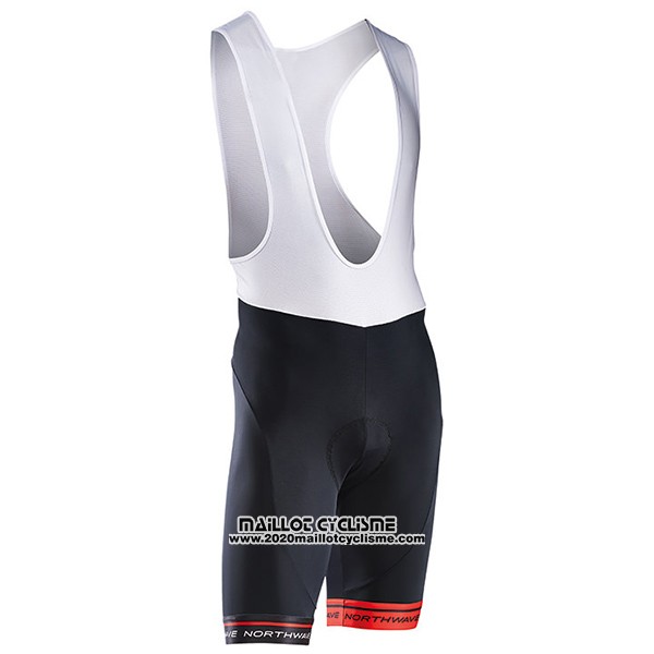 2017 Maillot Ciclismo Northwave Rouge et Blanc Manches Courtes et Cuissard