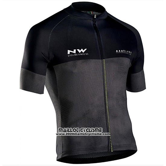 2018 Maillot Ciclismo Northwave Blade Noir Manches Courtes et Cuissard