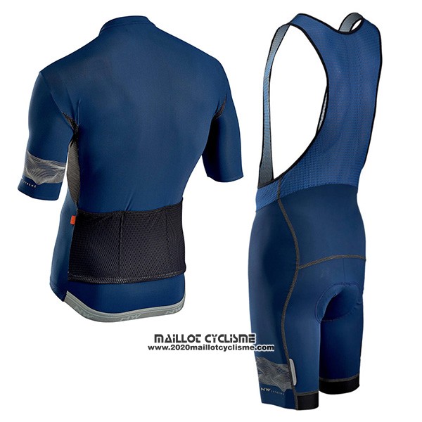 2019 Maillot Ciclismo Northwave Extreme 3 Fonce Bleu Manches Courtes et Cuissard