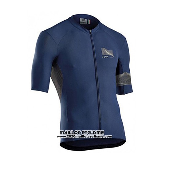 2019 Maillot Ciclismo Northwave Extreme 3 Fonce Bleu Manches Courtes et Cuissard