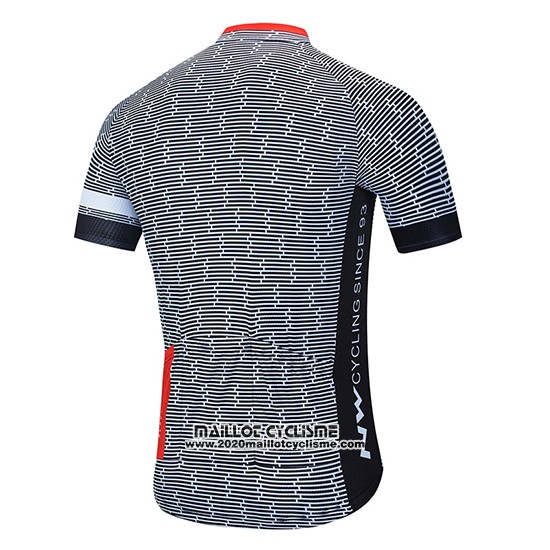 2020 Maillot Ciclismo Northwave Blanc Gris Manches Courtes et Cuissard