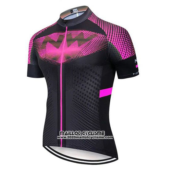 2020 Maillot Ciclismo Northwave Fuchsia Noir Manches Courtes et Cuissard