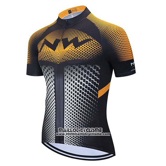 2020 Maillot Ciclismo Northwave Orange Noir Manches Courtes et Cuissard
