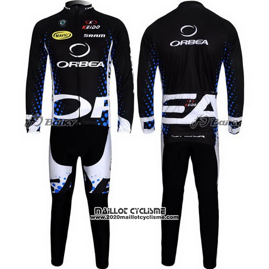 2013 Maillot Ciclismo Orbea Noir Manches Longues et Cuissard