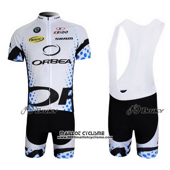 2013 Maillot Ciclismo Orbea Noir et Blanc Manches Courtes et Cuissard