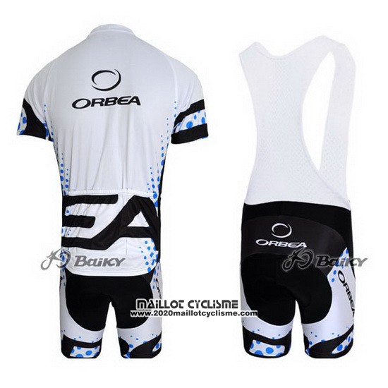 2013 Maillot Ciclismo Orbea Noir et Blanc Manches Courtes et Cuissard