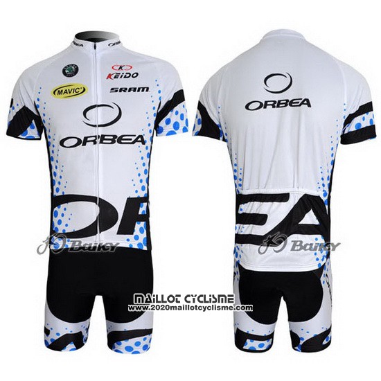 2013 Maillot Ciclismo Orbea Noir et Blanc Manches Courtes et Cuissard