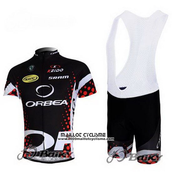 2013 Maillot Ciclismo Orbea Noir et Rouge Manches Courtes et Cuissard