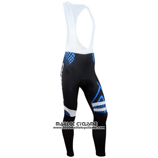 2014 Maillot Ciclismo Orbea Noir et Bleu Manches Longues et Cuissard