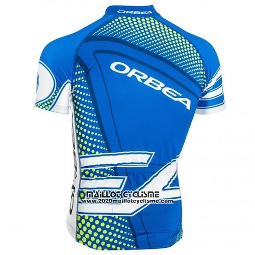 2015 Maillot Ciclismo Orbea Azur et Noir Manches Courtes et Cuissard