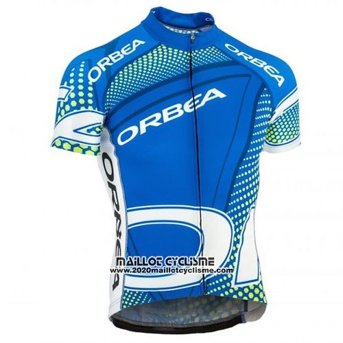 2015 Maillot Ciclismo Orbea Azur et Noir Manches Courtes et Cuissard