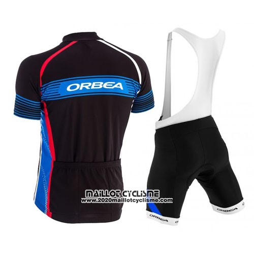 2015 Maillot Ciclismo Orbea Noir et Azur Manches Courtes et Cuissard