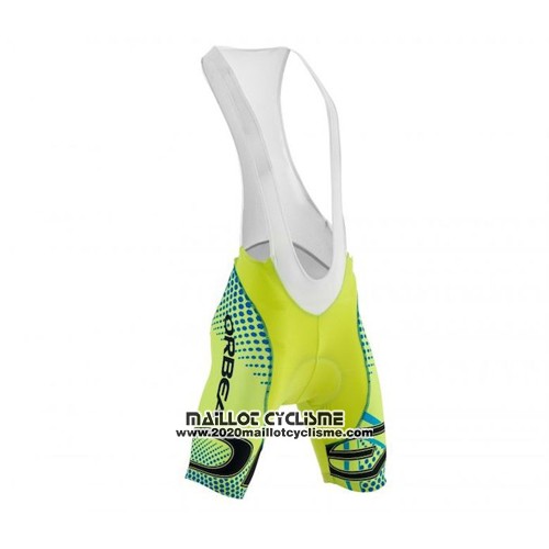2015 Maillot Ciclismo Orbea Noir et Jaune Manches Courtes et Cuissard