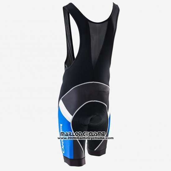 2017 Maillot Ciclismo Orbea Blanc et Bleu Manches Courtes et Cuissard