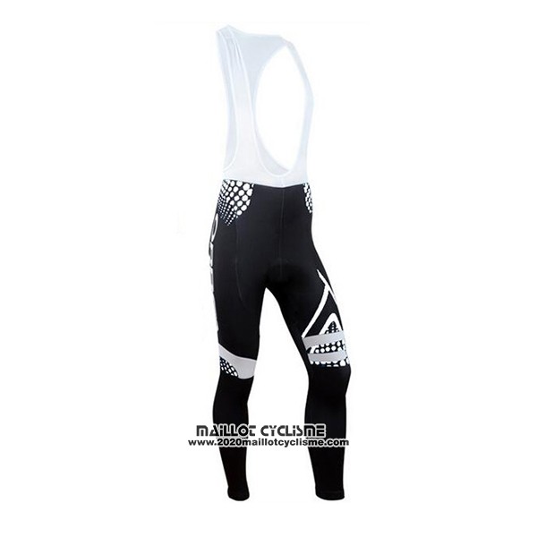 2017 Maillot Ciclismo Orbea Blanc et Noir Manches Longues et Cuissard