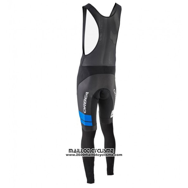 2017 Maillot Ciclismo Orbea Noir et Blanc Manches Longues et Cuissard