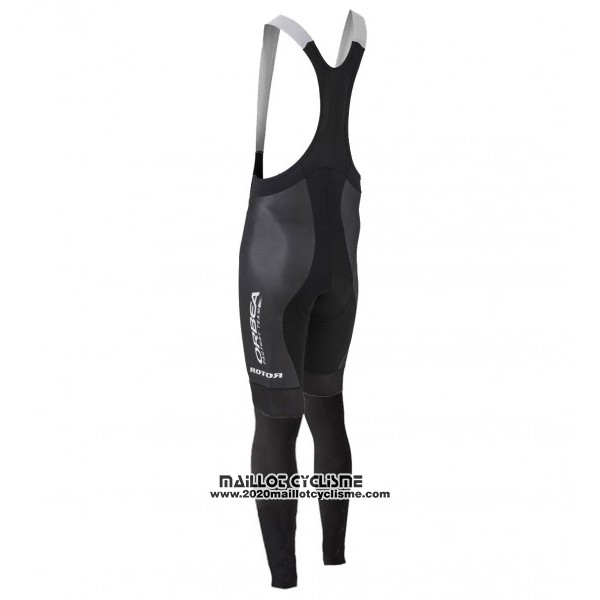 2017 Maillot Ciclismo Orbea Noir et Vert Manches Longues et Cuissard