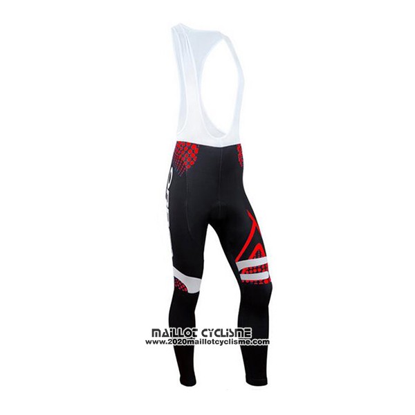 2017 Maillot Ciclismo Orbea Rouge et Noir Manches Longues et Cuissard