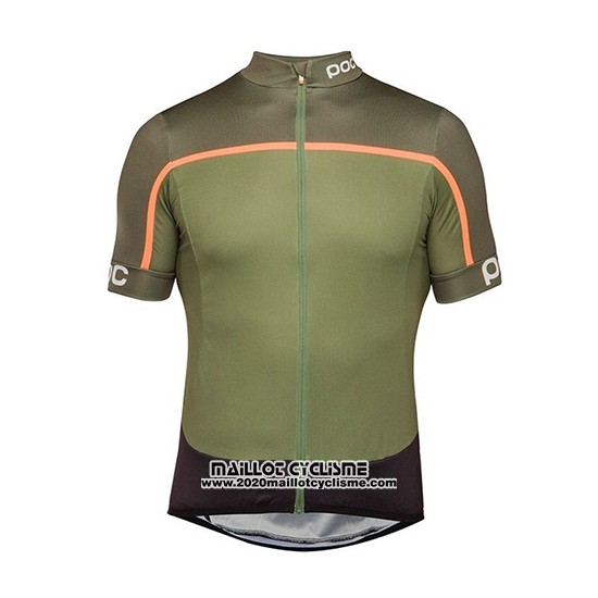 2018 Maillot Ciclismo POC Essential Road Block Camouflage Manches Courtes et Cuissard