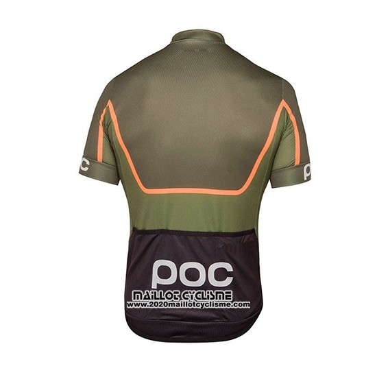 2018 Maillot Ciclismo POC Essential Road Block Camouflage Manches Courtes et Cuissard