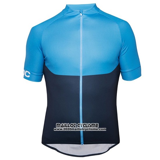 2018 Maillot Ciclismo POC Essential XC Bleu Manches Courtes et Cuissard