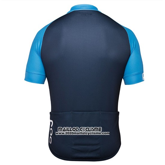 2018 Maillot Ciclismo POC Essential XC Bleu et Noir Manches Courtes et Cuissard