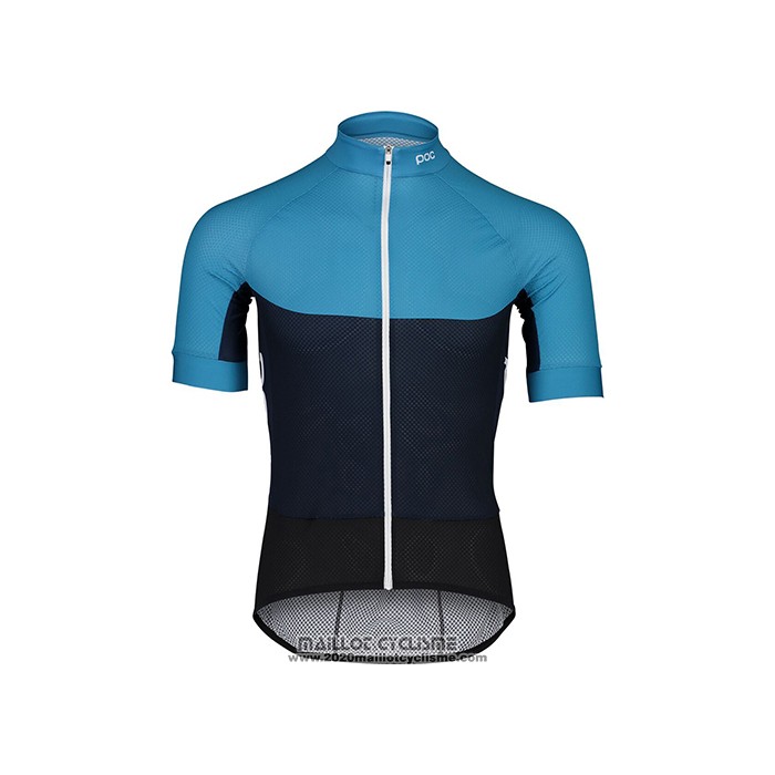 2021 Maillot Cyclisme POC Bleu Manches Courtes et Cuissard