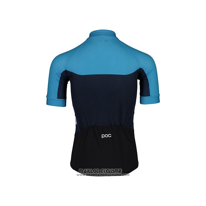 2021 Maillot Cyclisme POC Bleu Manches Courtes et Cuissard