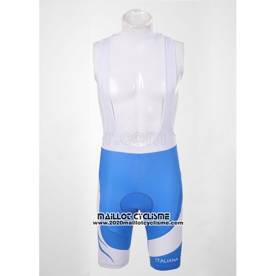 2011 Maillot Ciclismo Pinarello Azur et Blanc Manches Courtes et Cuissard